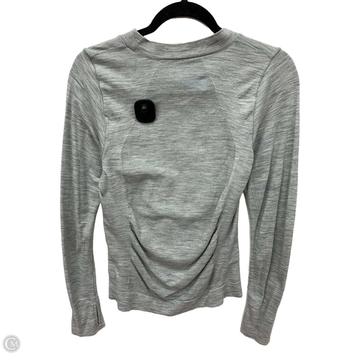 Athletic Top Long Sleeve Crewneck By Athleta In Grey, Size: M