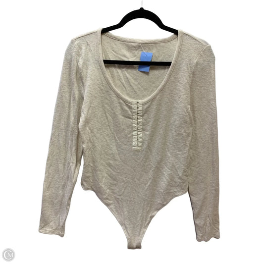Bodysuit By Aerie In Tan, Size: Xl