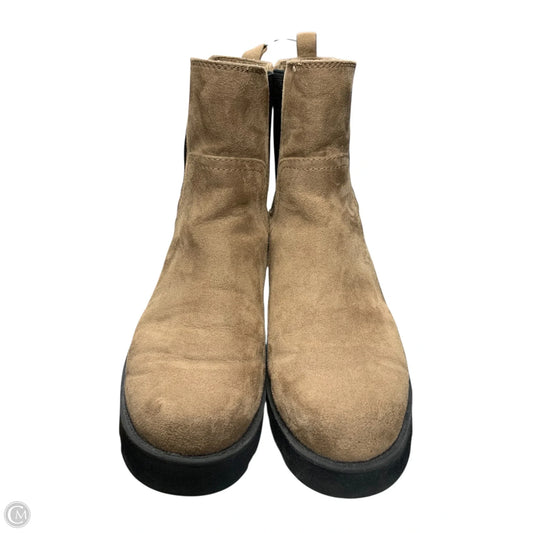 Boots Ankle Heels By Old Navy In Brown, Size: 6