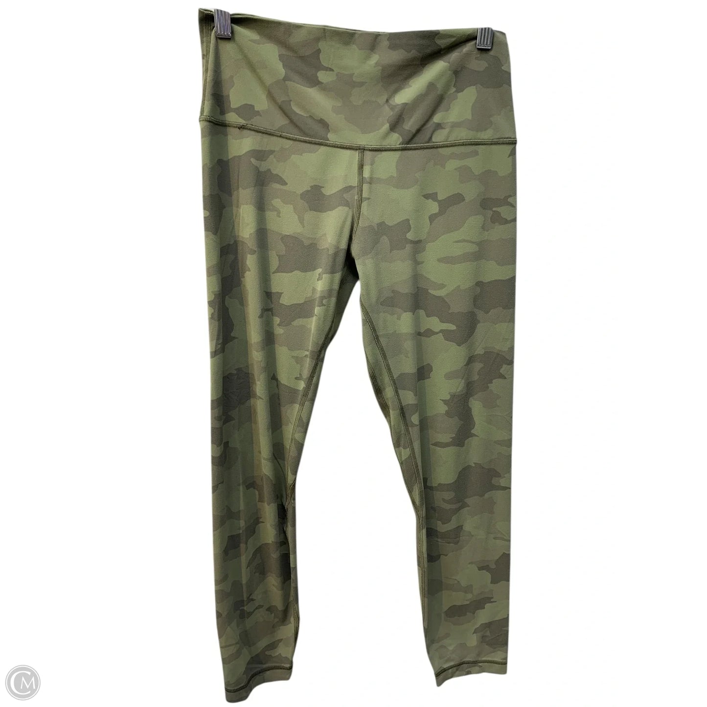Athletic Leggings By Lululemon In Camouflage Print, Size: 10