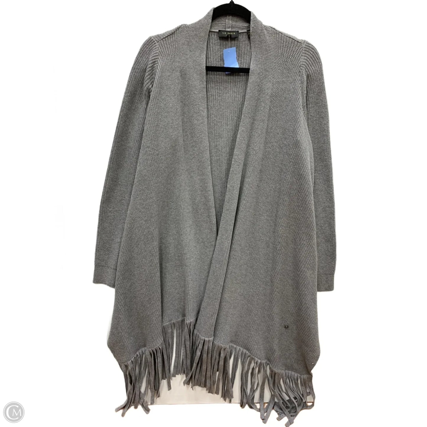 Sweater Cardigan By Ted Baker In Grey, Size: M