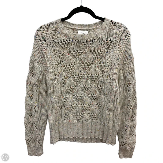 Sweater By Lucky Brand In Tan, Size: S
