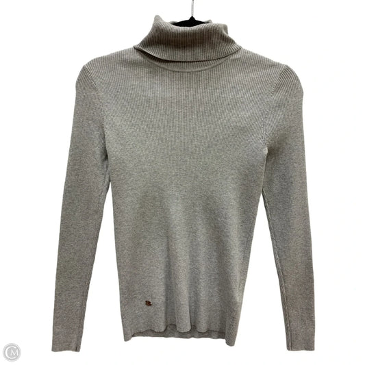 Sweater By Lauren By Ralph Lauren In Grey, Size: M