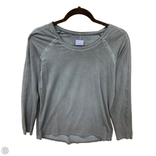 Athletic Top Long Sleeve Crewneck By Lululemon In Blue, Size: M