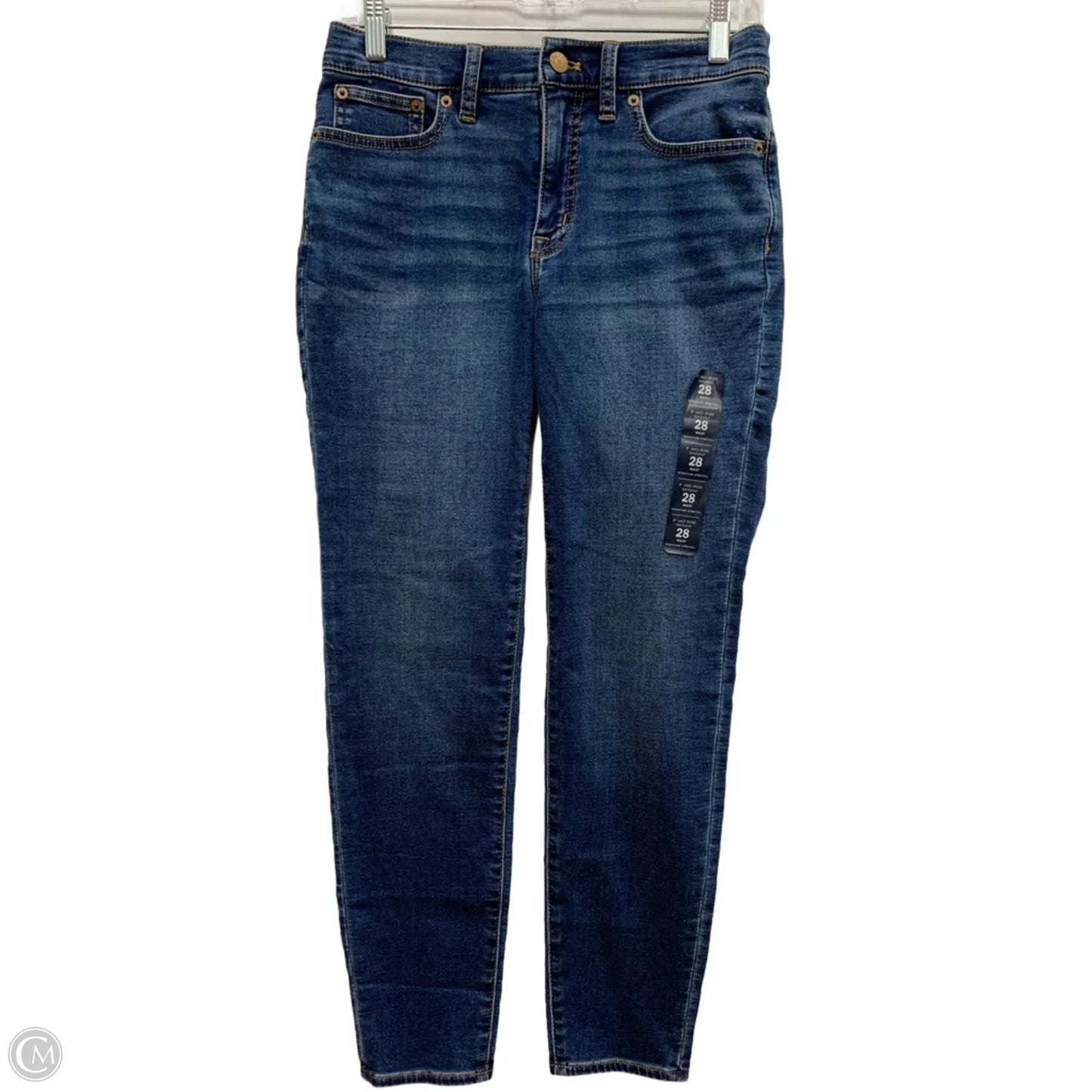 Jeans Skinny By J. Crew In Blue Denim, Size: 6