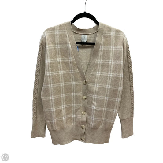 Sweater Cardigan By Joie In Tan, Size: S