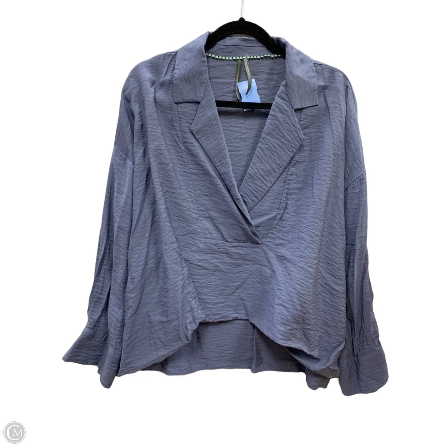 Top Long Sleeve By Anthropologie In Blue, Size: M