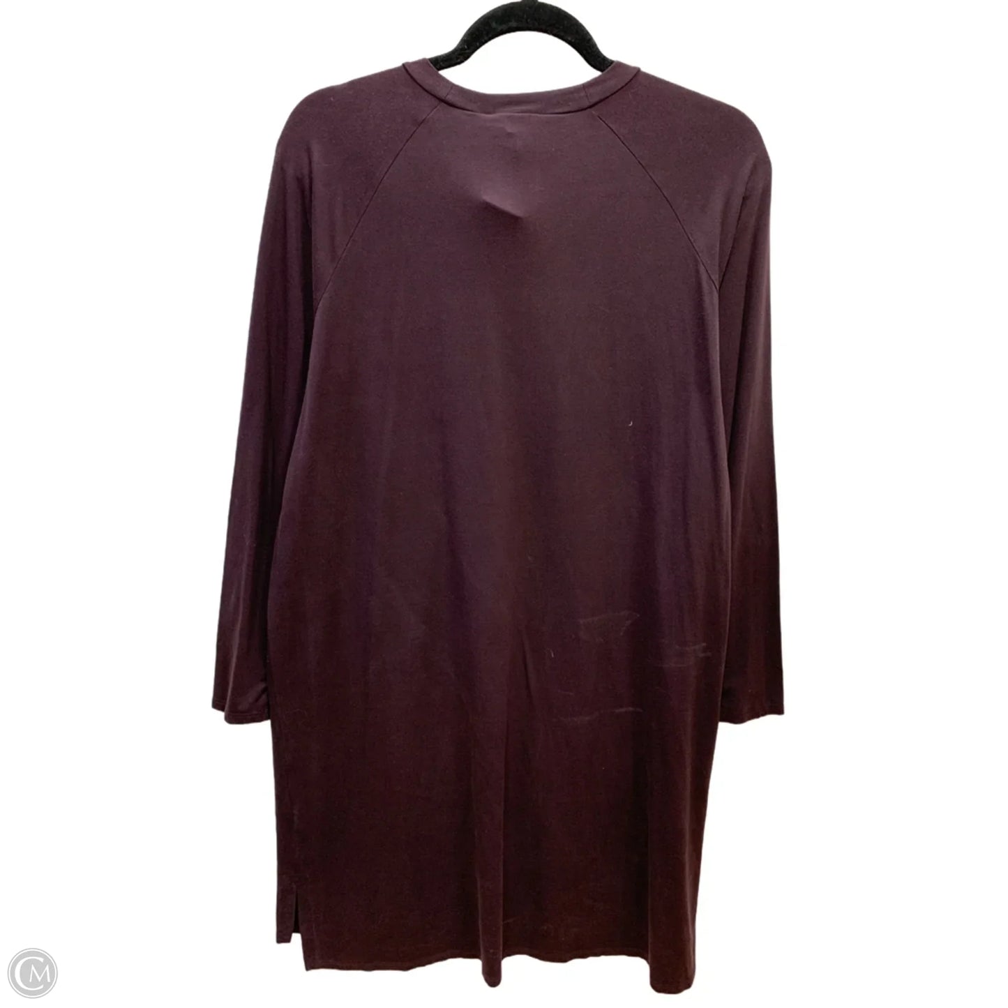 Dress Casual Midi By Eileen Fisher In Purple, Size: M