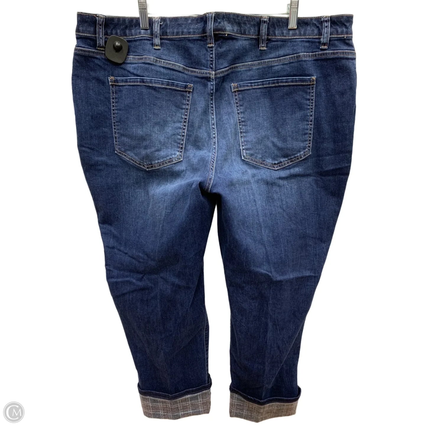 Jeans Straight By Lane Bryant In Blue Denim, Size: 22