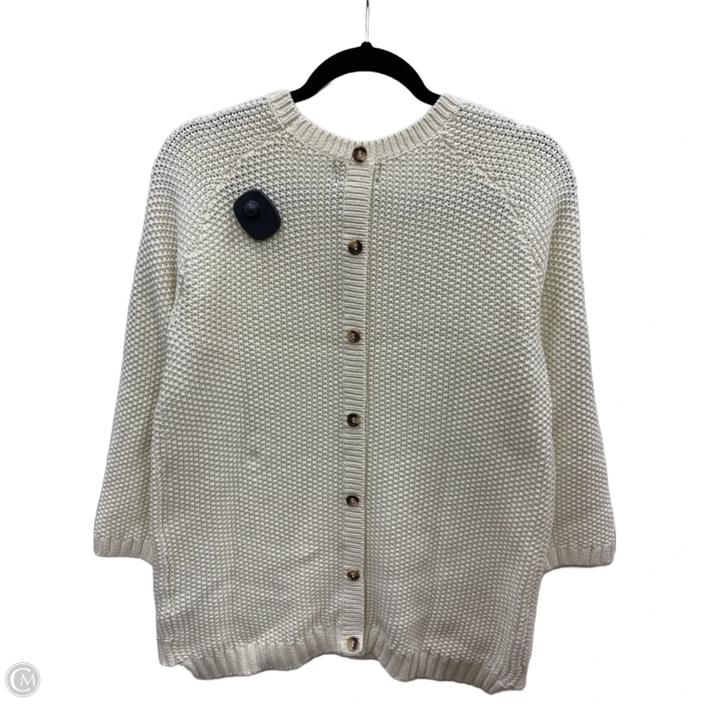 Sweater By Cynthia Rowley In Cream, Size: Xl