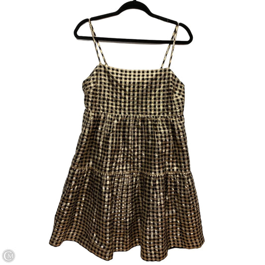 Dress Party Short By J. Crew In Black & Gold, Size: 6