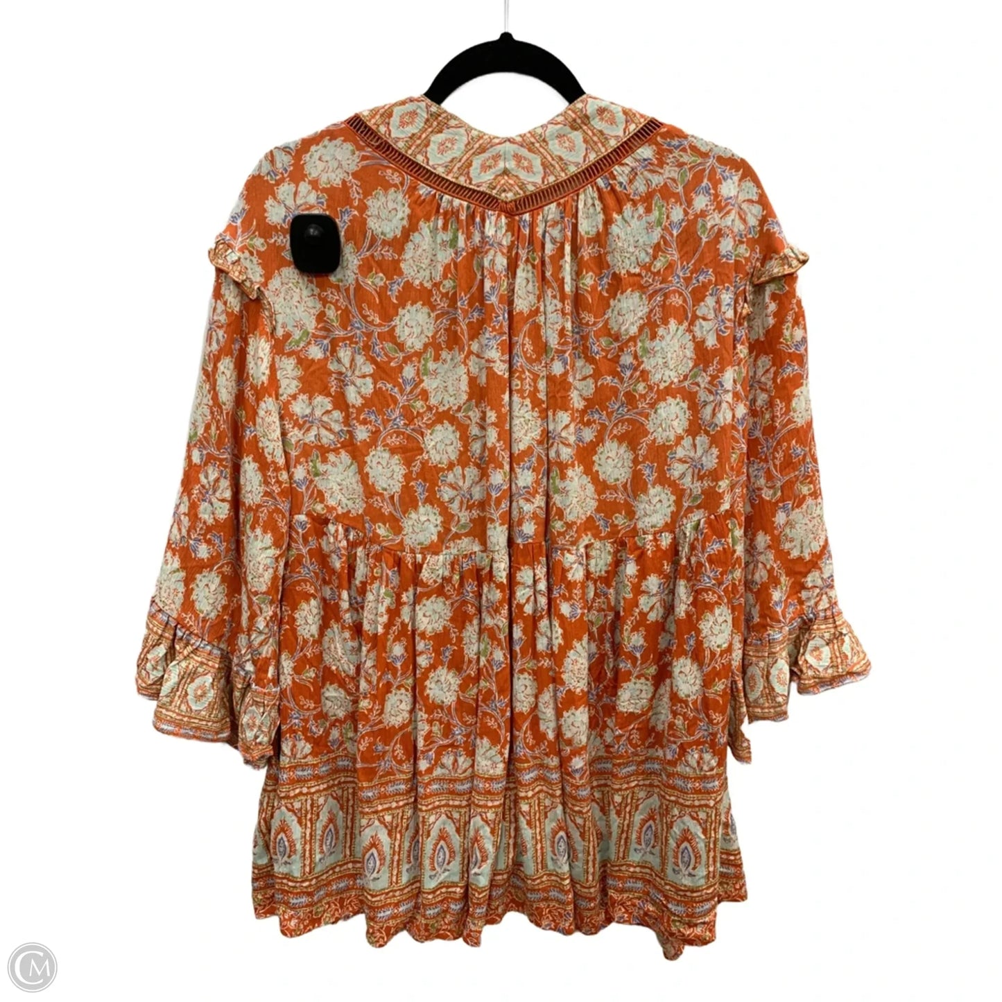 Top Long Sleeve By Free People In Orange, Size: S