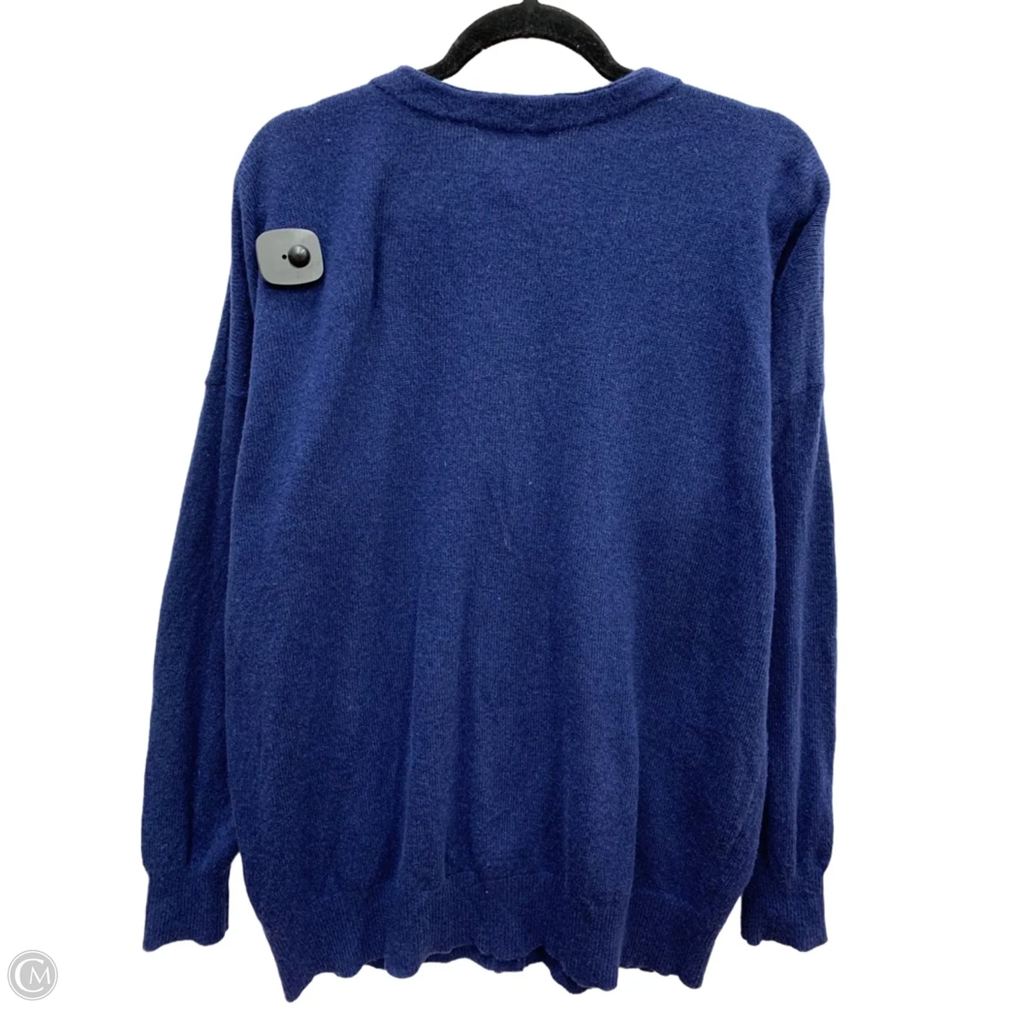 Sweater Cardigan By Madewell In Blue, Size: Xl