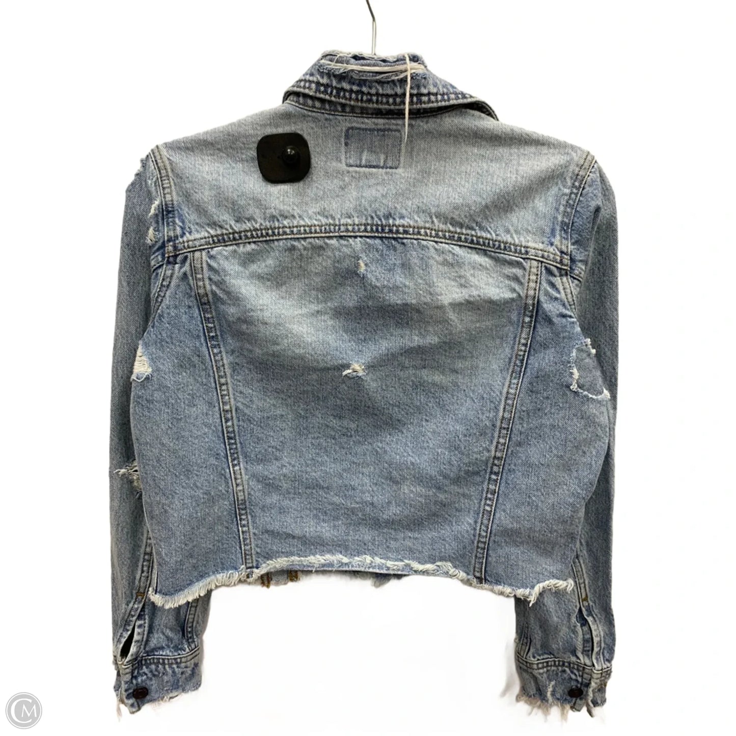 Jacket Denim By American Eagle In Blue Denim, Size: Xs