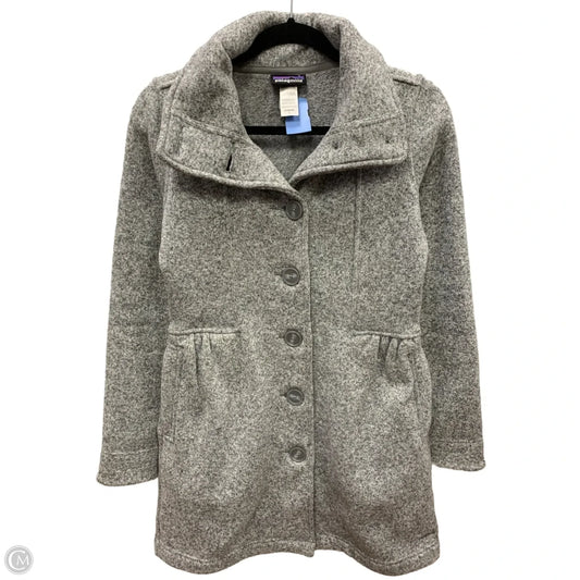 Coat Peacoat By Patagonia In Grey, Size: S