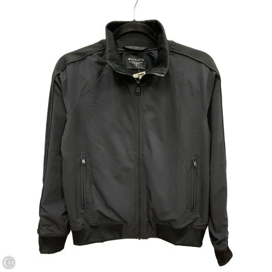 Athletic Jacket By Athleta In Black, Size: S