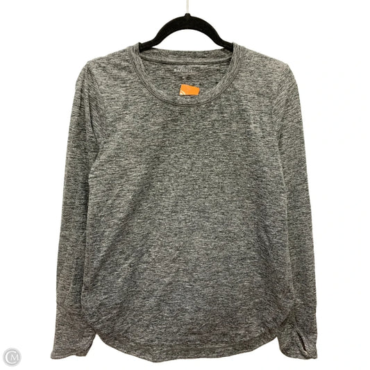 Athletic Top Long Sleeve Crewneck By Athleta In Grey, Size: M