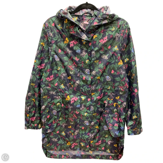 Coat Raincoat By Joules In Multi-colored, Size: 4