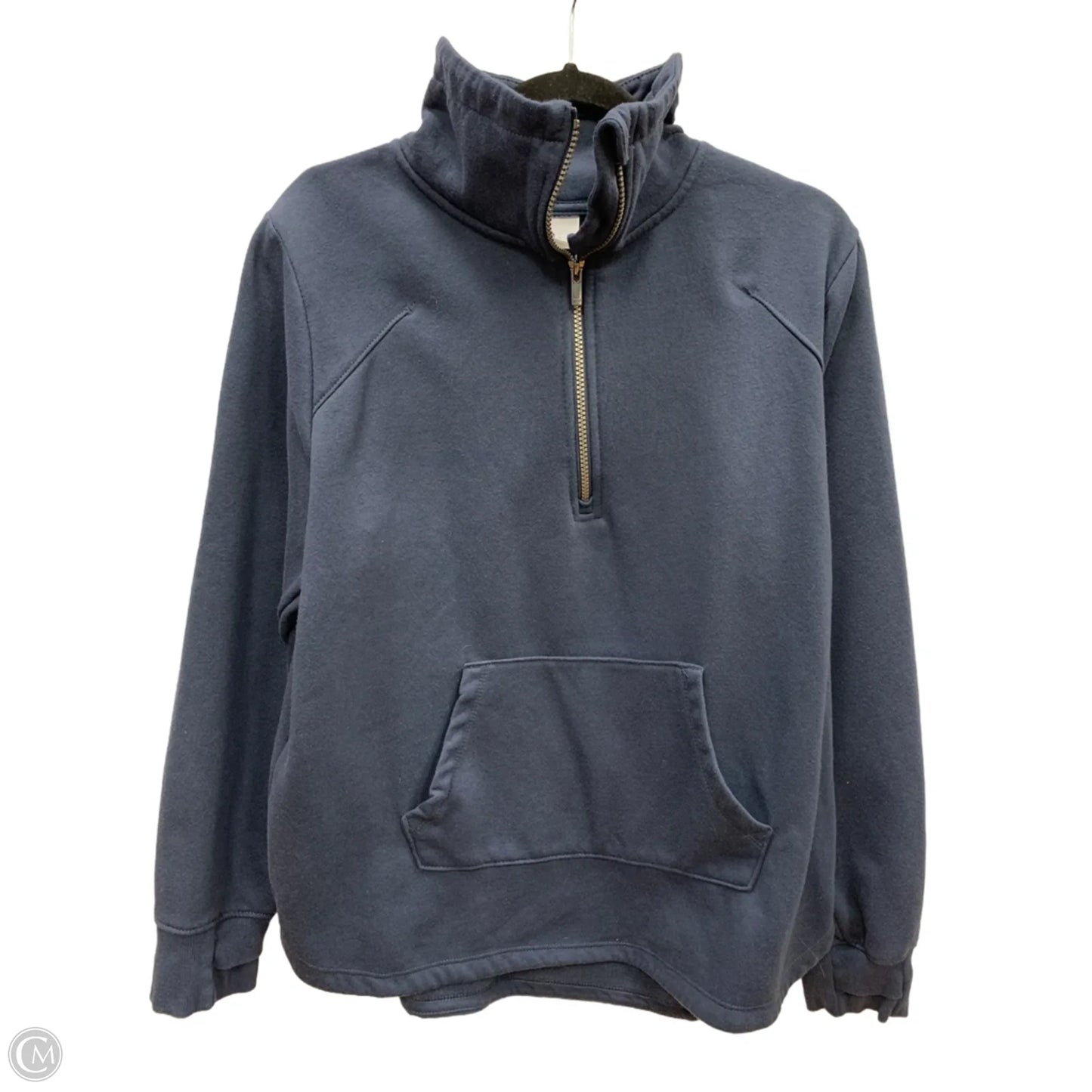 Athletic Sweatshirt Collar By All In Motion In Blue, Size: L