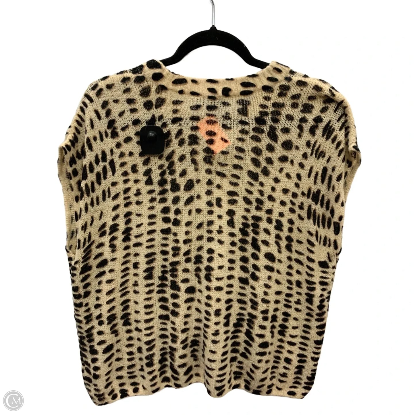 Sweater Short Sleeve By Lna In Leopard Print, Size: M