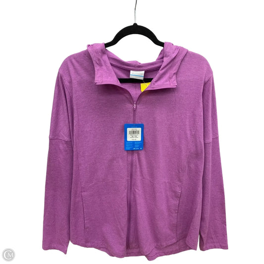 Athletic Jacket By Columbia In Purple, Size: Xl