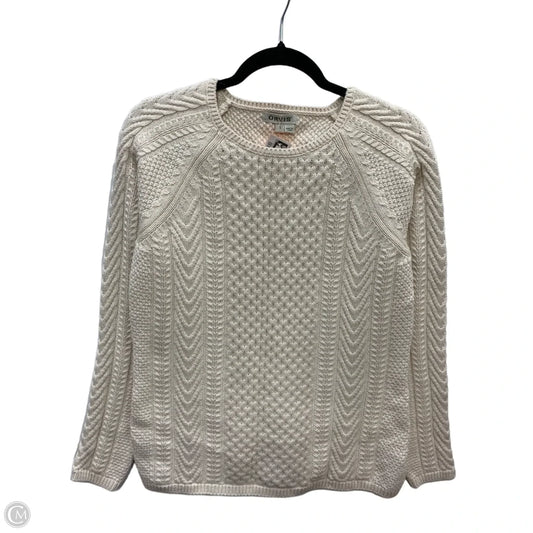 Sweater By Orvis In Cream, Size: S