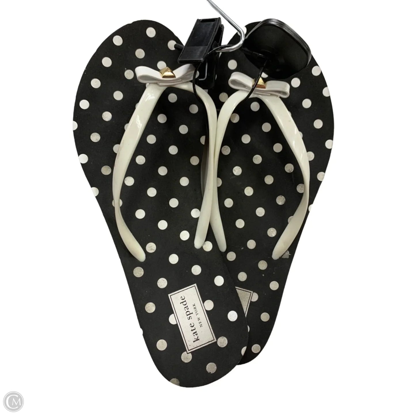 Shoes Designer By Kate Spade In Black & White, Size: 9