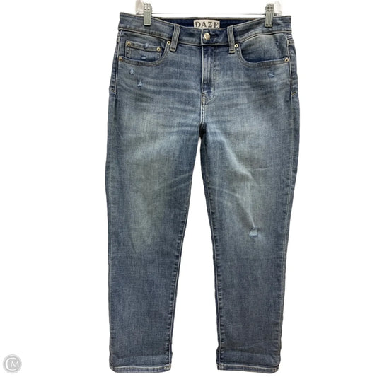 Jeans Straight By Daze Denim In Blue Denim, Size: 12p