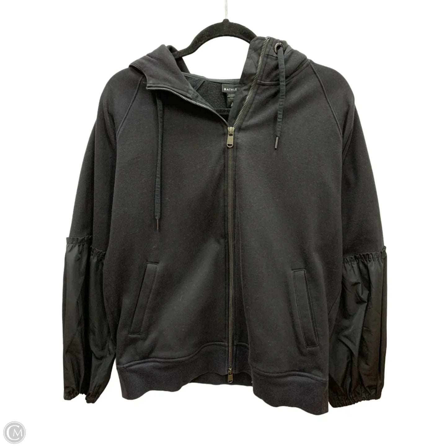 Athletic Jacket By Athleta In Black, Size: S