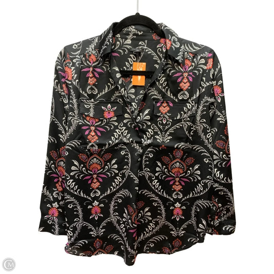 Blouse Long Sleeve By Ann Taylor In Black, Size: Sp