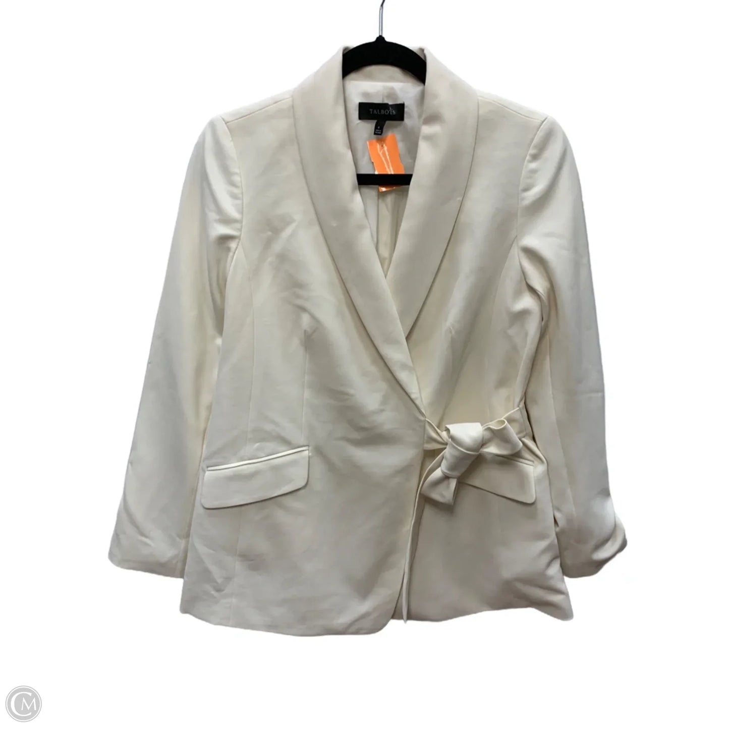 Blazer By Talbots In Cream, Size: 4