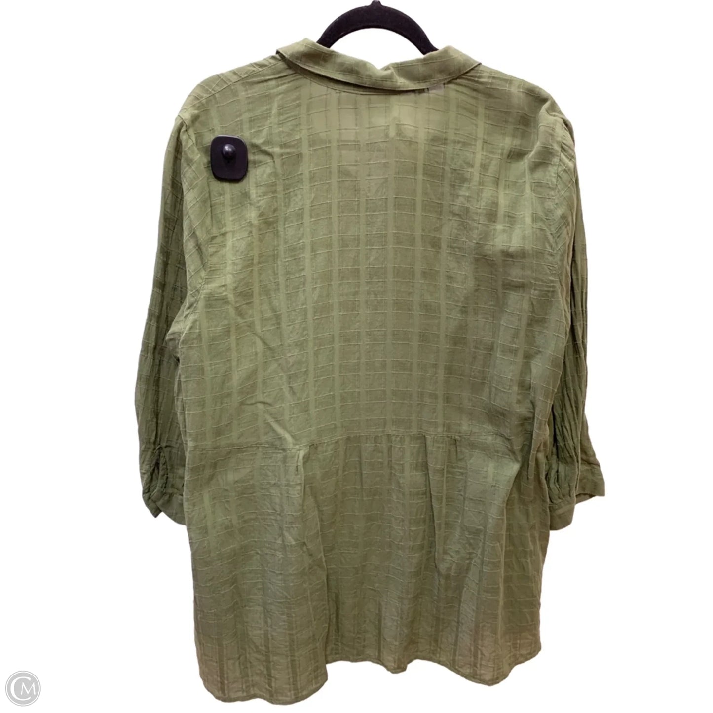 Top Long Sleeve By J. Jill In Green, Size: Xl