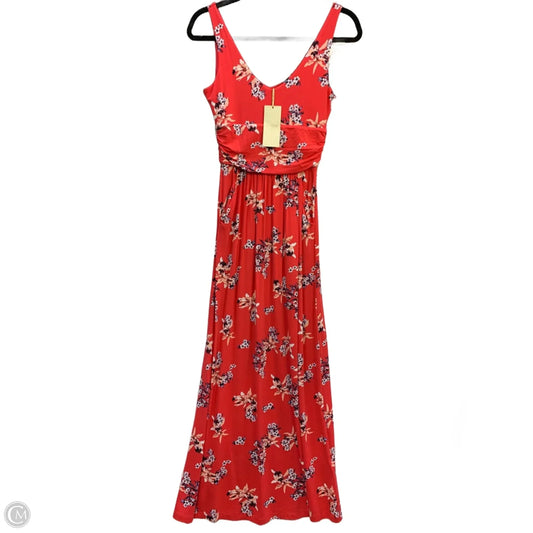 Dress Casual Maxi By St Tropez In Red, Size: Xs
