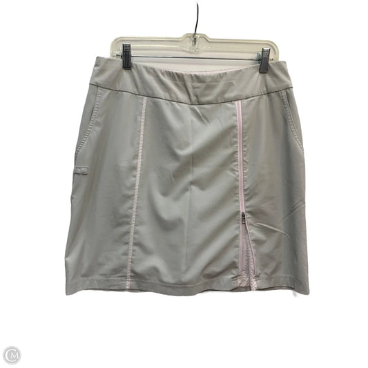Athletic Skort By Chicos In Grey, Size: 10