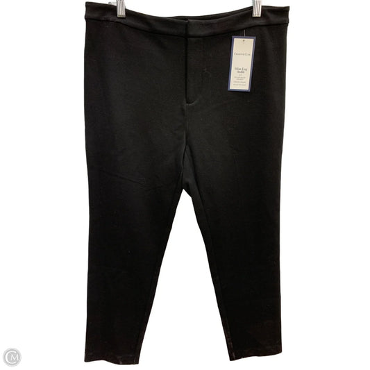 Pants Dress By Charter Club In Black, Size: 12