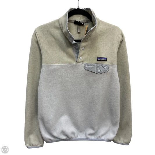 Sweatshirt Collar By Patagonia In Grey, Size: S