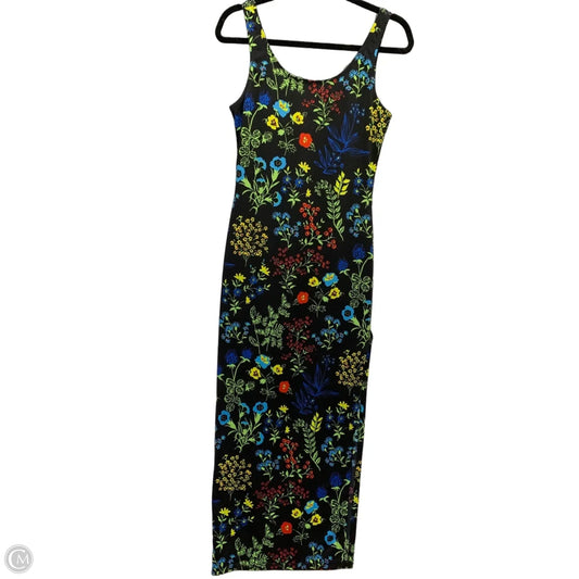 Dress Luxury Designer By Versace In Floral Print, Size: M