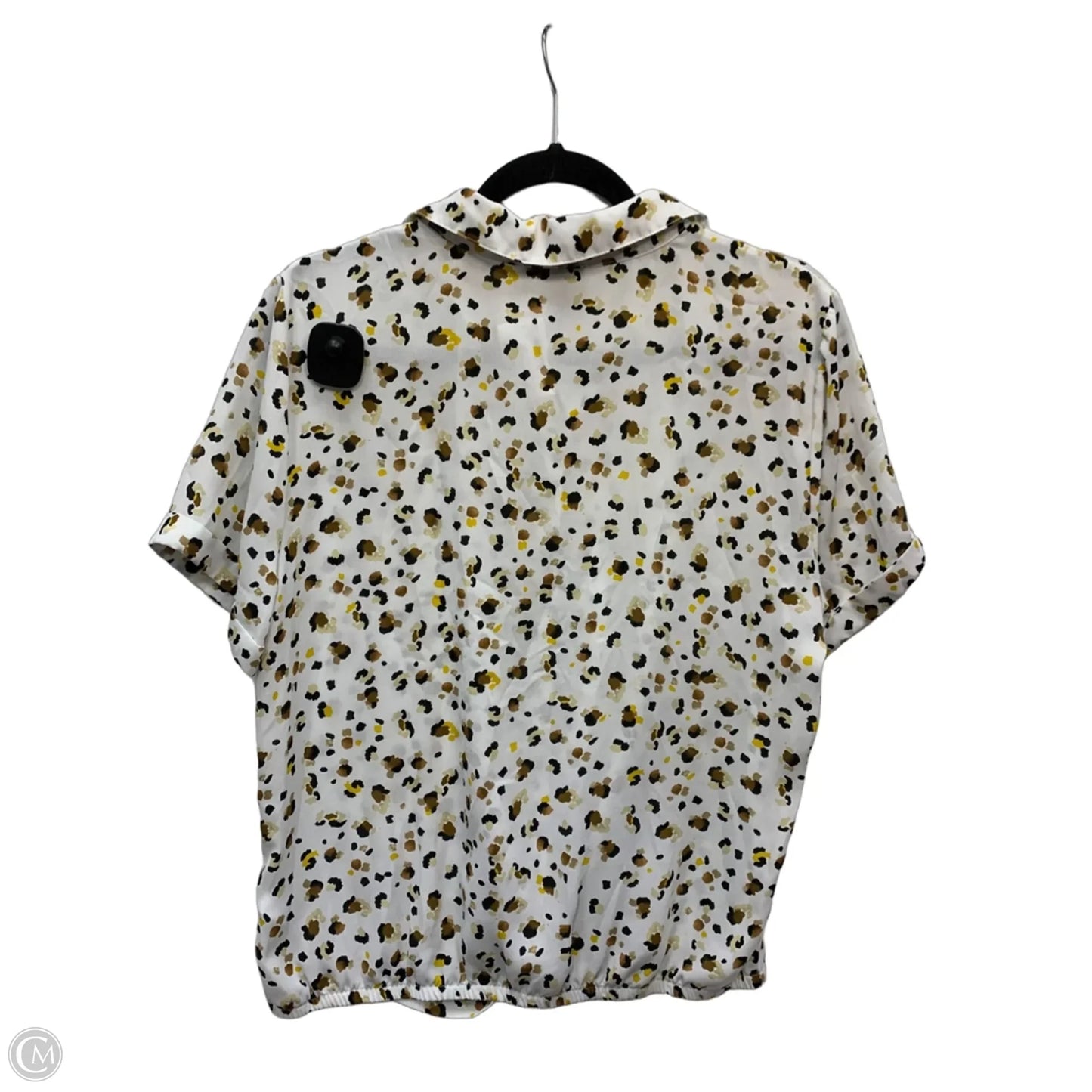 Blouse Short Sleeve By W5 In Animal Print, Size: M