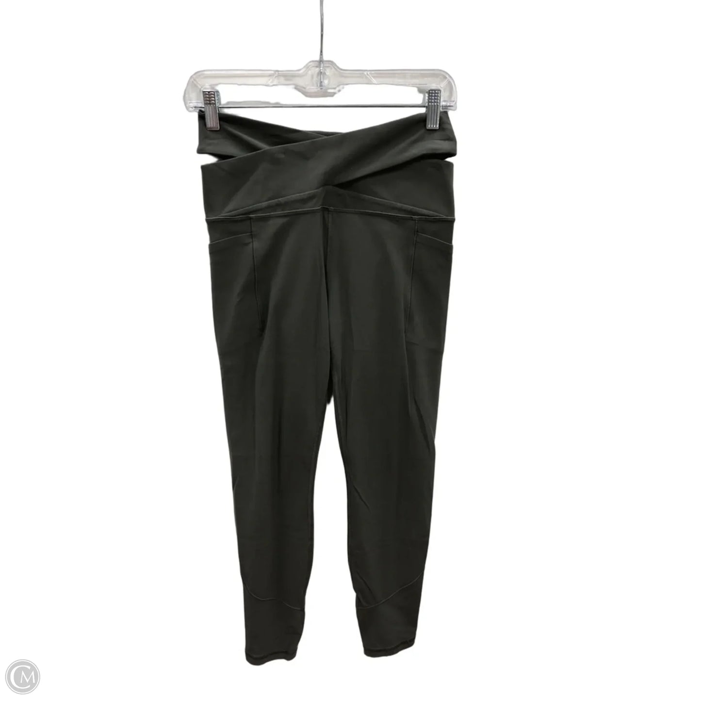 Athletic Leggings By Athleta In Grey, Size: M