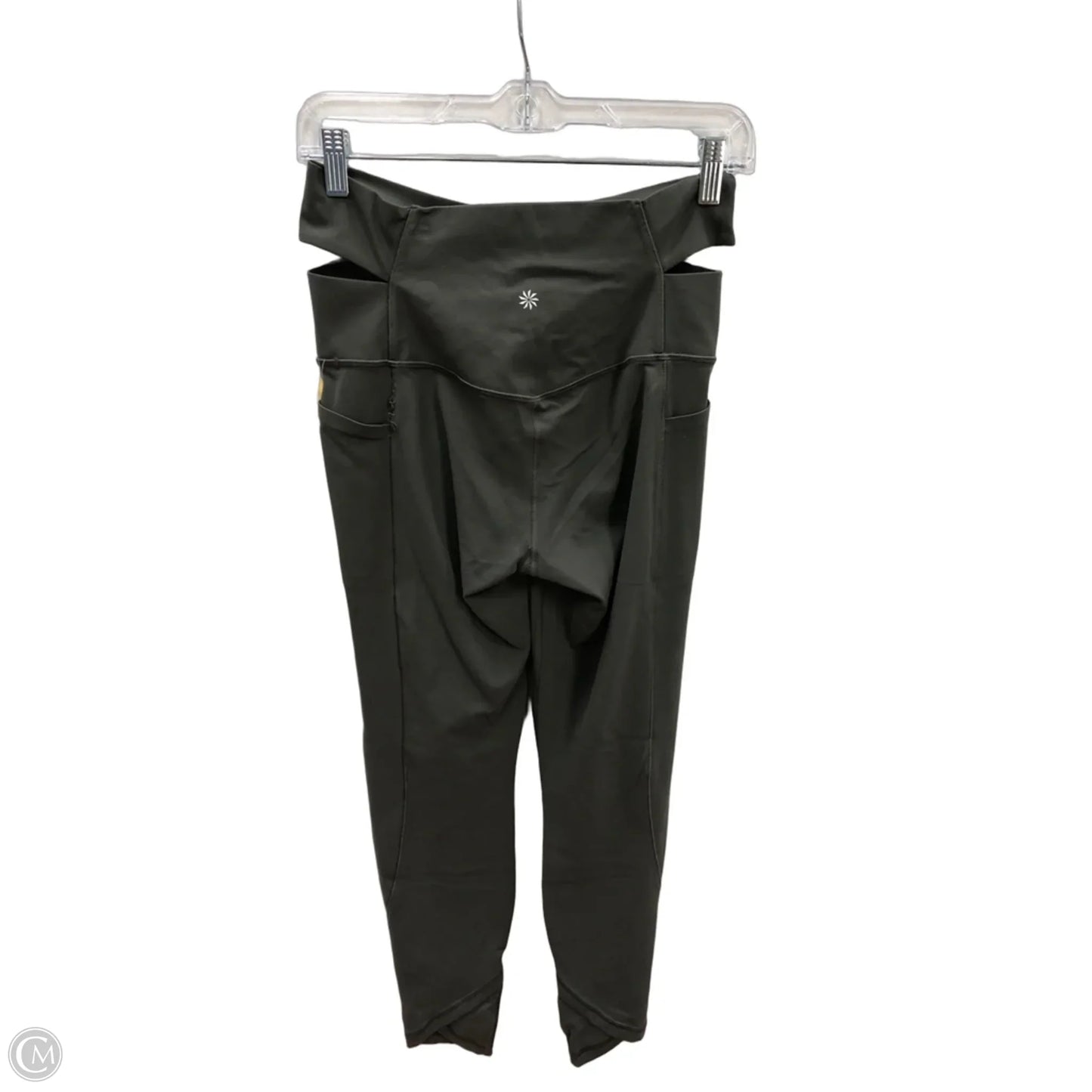 Athletic Leggings By Athleta In Grey, Size: M