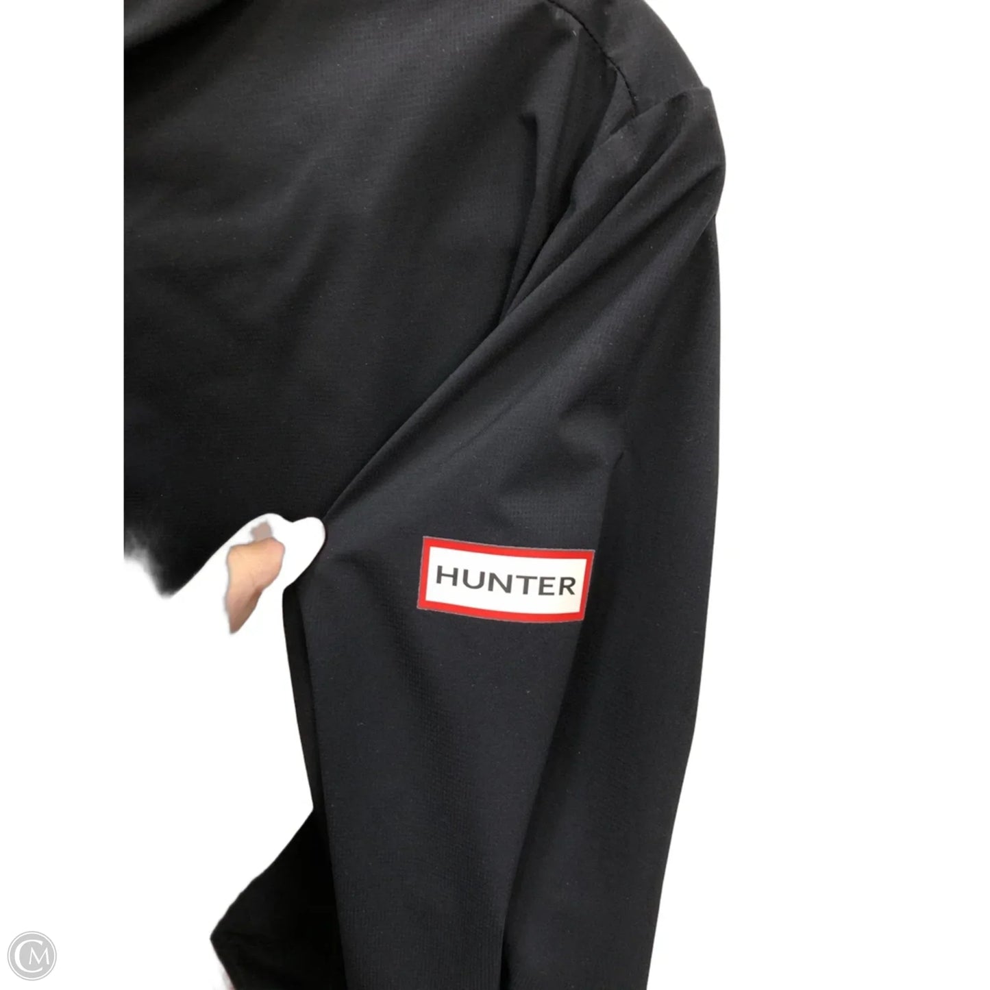 Coat Raincoat By Hunter In Black, Size: M