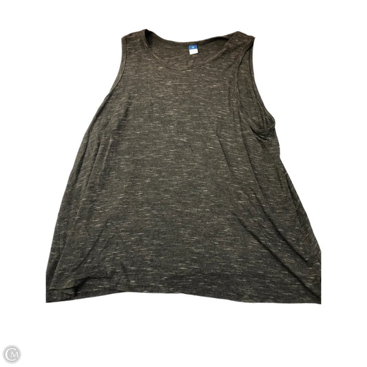 Tank Top By Old Navy In Black & Grey, Size: Xl