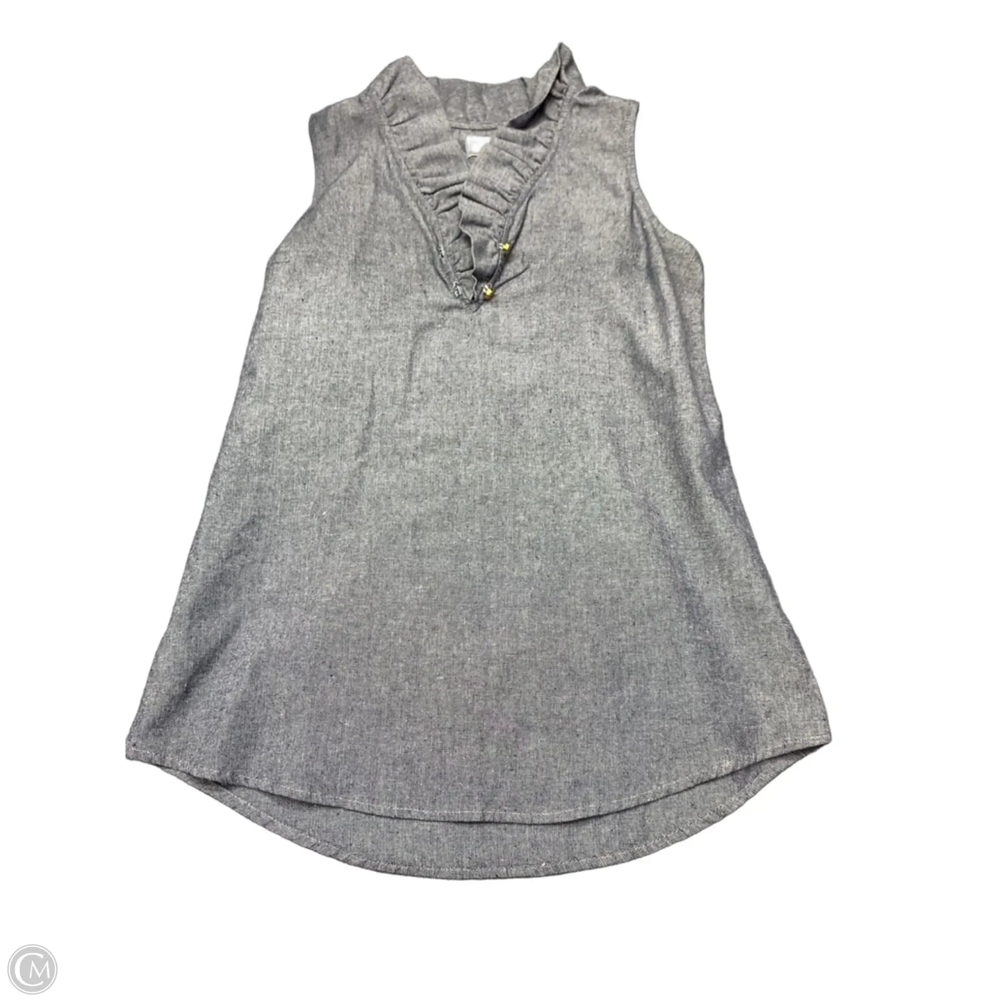 Tank Top By Mudpie In Grey, Size: Xs