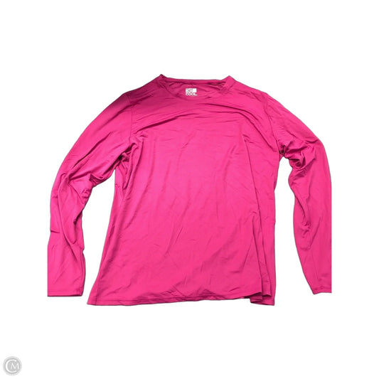 Athletic Top Long Sleeve Crewneck By 32 Degrees In Pink, Size: Xl