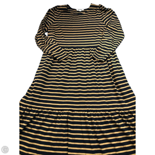 Dress Casual Maxi By Boden In Black & Brown, Size: 14