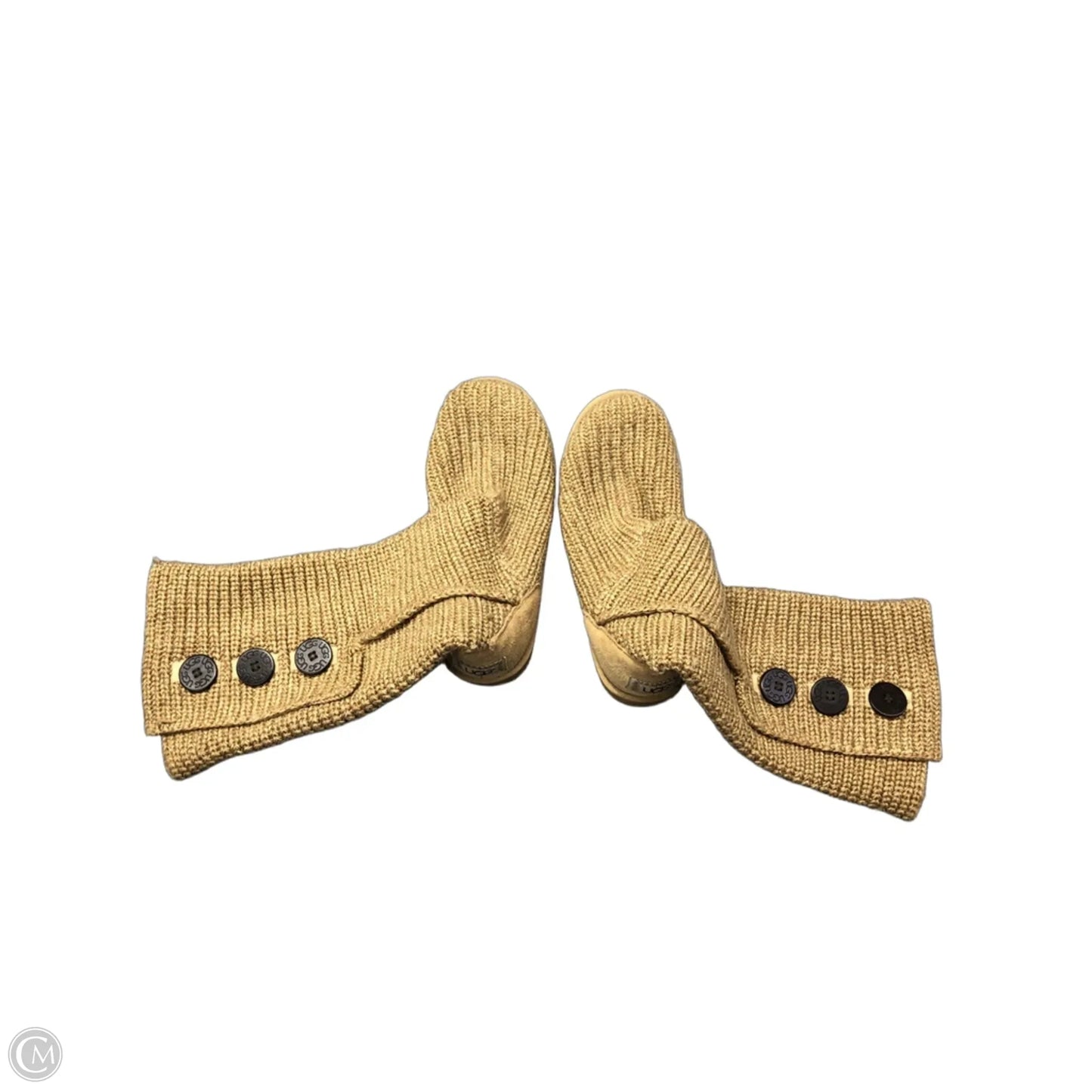 Boots Designer By Ugg In Brown, Size: 7