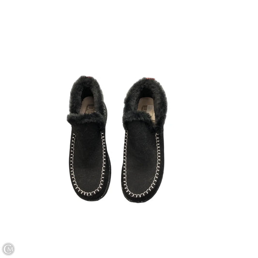 Shoes Flats By Hey Dude In Black, Size: 9