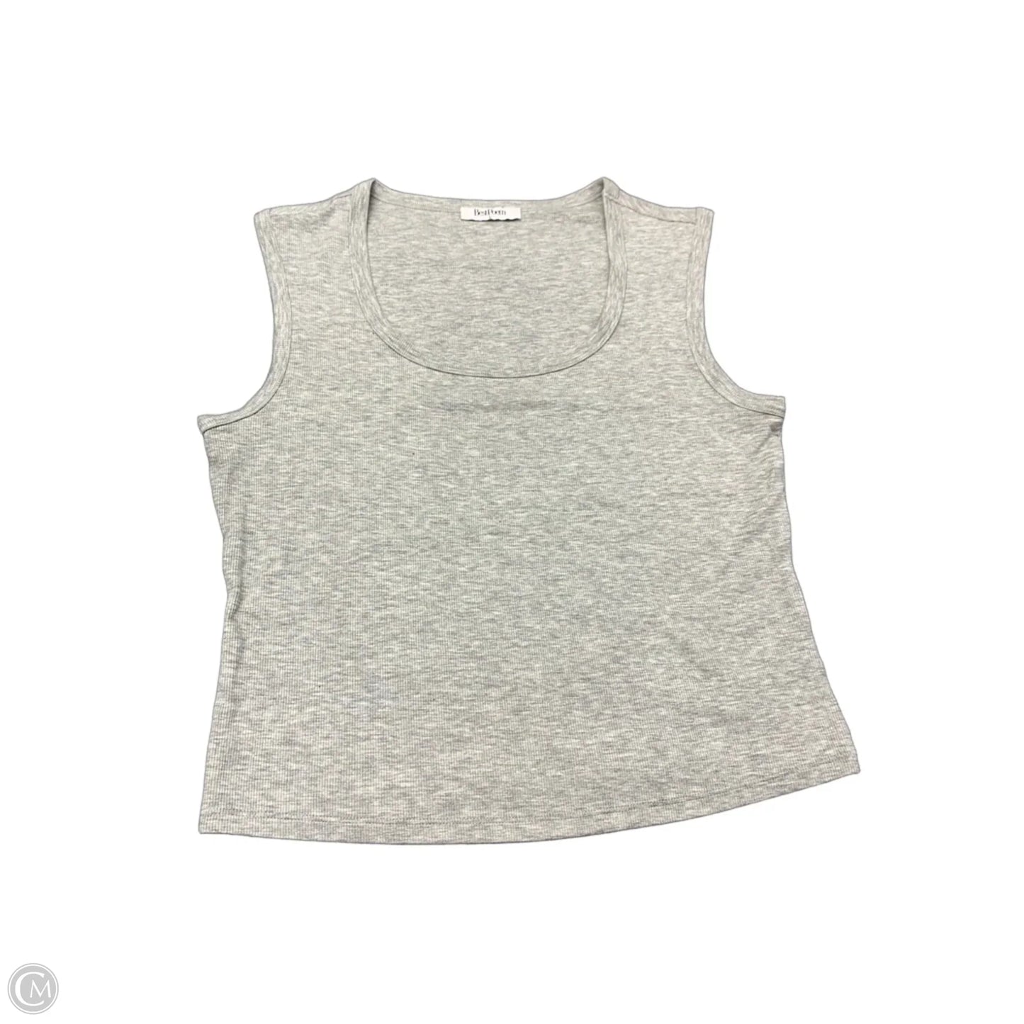 Tank Top By Clothes Mentor In Grey, Size: L