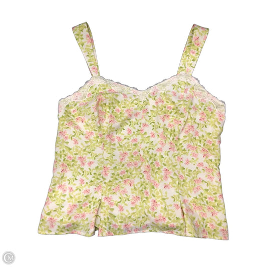 Tank Top By Lauren Conrad In Floral Print, Size: Xl