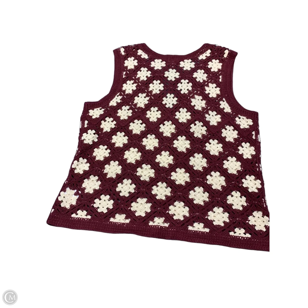 Tank Top By Ana In Maroon, Size: L